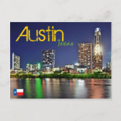 Austin, Texas, VS Briefkaart (Voorkant)