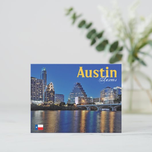 Austin, Texas, VS Briefkaart (Staand voorkant)