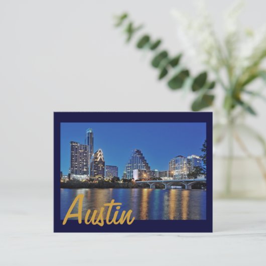 Austin, Texas, VS Briefkaart (Staand voorkant)