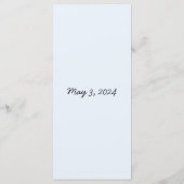 Austin Texas Waterverf ontwerp Menu (Achterkant)