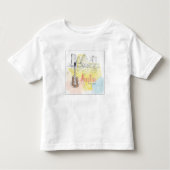 Austin, Texas | Waterverf Schets Kinder Shirts (Voorkant)