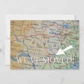 Austin, Texas We hebben nieuwe adresaankondiging v Aankondiging (Voorkant)