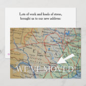 Austin, Texas We hebben nieuwe adresaankondiging v Aankondiging (Voorkant / Achterkant)