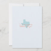 Austin Texas Wedding Suite Kaart (Achterkant)