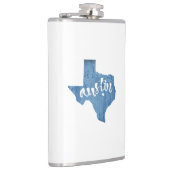 Austin, Texas Wood Grain Heupfles (Rechts)