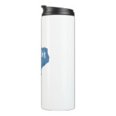 Austin, Texas Wood Grain Thermosbeker (Geroteerd rechts)