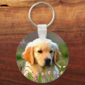 Austin The Golden Labrador Sleutelhanger (Voorkant)