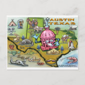 Austin TX Briefkaart (Voorkant)
