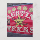 Austin, TX Briefkaart (Voorkant)
