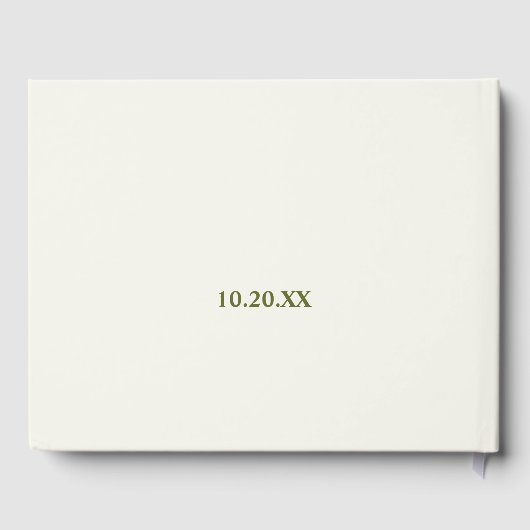 Austin, TX Bruiloft Gastenboek (Achterkant)