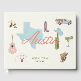Austin, TX Bruiloft Gastenboek