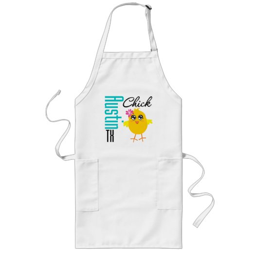 Austin TX Chick -1 Lang Schort (Voorkant)