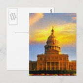 Austin TX Sunset Briefkaart (Voorkant / Achterkant)