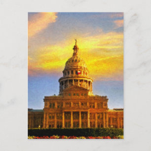 Austin TX Sunset Briefkaart