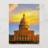 Austin TX Sunset Briefkaart (Voorkant)