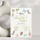 Austin, TX Uitnodigingen voor bruiloften