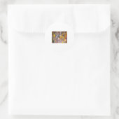 Austin Undergraound Abstract Hankamer Artjunkhaus Ronde Sticker (Tas)