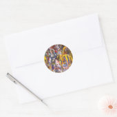 Austin Underground Abstract Hankamer Artjunkhaus Ronde Sticker (Envelop)