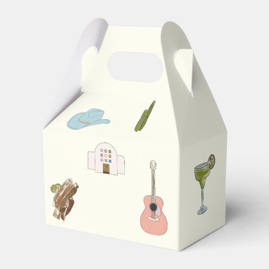 Austin Wedding Favor Box Bedankdoosjes (Achterkant)