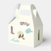 Austin Wedding Favor Box Bedankdoosjes (Voorkant Zijde)