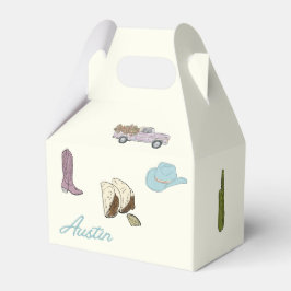Austin Wedding Favor Box Bedankdoosjes