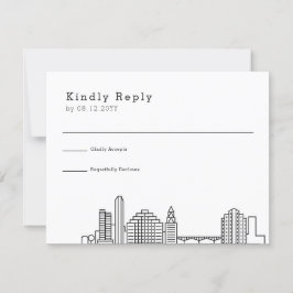 Austin Wedding | Gestileerde Skyline RSVP