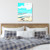 Austinmer Beach NSW South Coast Canvas Afdruk (Insitu (Slaapkamer))