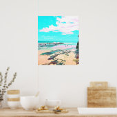 Austinmer Beach NSW South Coast Poster (Keuken)