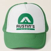 Austin's Army Green Trucker Hat Trucker Pet (Voorkant)