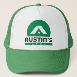 Austin's Army Green Trucker Hat Trucker Pet