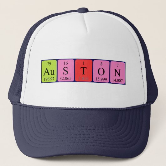 Auston Periodic Table Name pet (Voorkant)