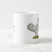 Austra White Chickens Grote Koffiekop (Voorkant)