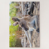 Austrailian Kangaroo Resting Legpuzzel (Verticaal)