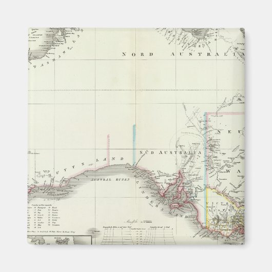Austral-Continent Magneet (Voorkant)