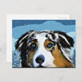 AUSTRALAN SHEPHERD   BRIEFKAART (Voorkant / Achterkant)