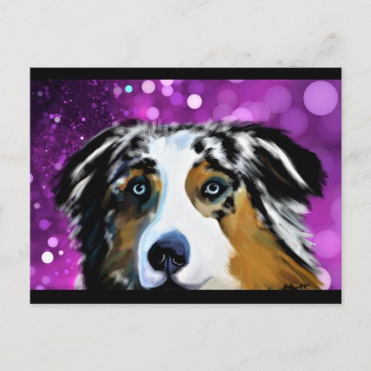 AUSTRALAN SHEPHERD BRIEFKAART (Voorkant)