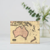 Australaziatische kaart 1818 - Australië, Nieuw-Ze (Staand voorkant)