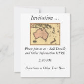 Australaziatische kaart 1818 - Australië, Nieuw-Ze (Achterkant)