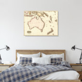 Australazië Canvas Afdruk (Insitu (Slaapkamer))