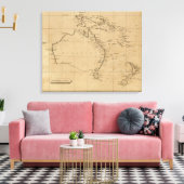 Australazië Canvas Afdruk (Insitu (Woonkamer))