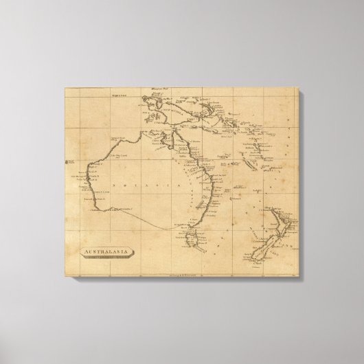 Australazië Canvas Afdruk (Voorkant)