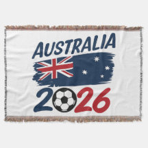 Australia 2026 Soccer Fan Design Flag Colors