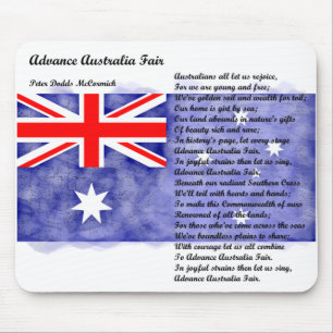 Australia - Advance Australia Fair Muismat