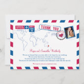 Australia Air Mail Wedding Bedankt (Voorkant)