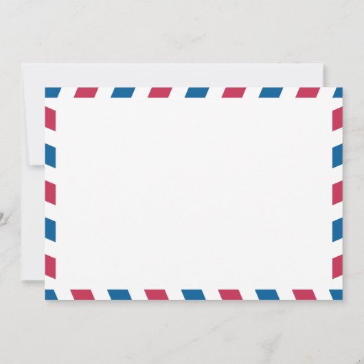 Australia Air Mail Wedding Bedankt (Achterkant)