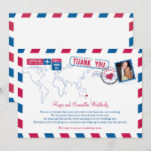 Australia Air Mail Wedding Bedankt (Voorkant / Achterkant)