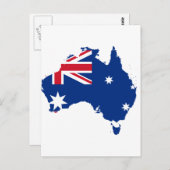 Australia AU Briefkaart (Voorkant / Achterkant)
