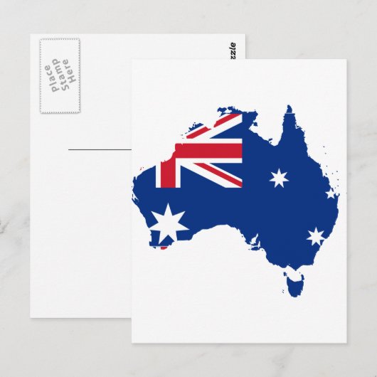 Australia AU Briefkaart (Voorkant / Achterkant)