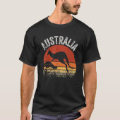 Australia Aussie Day Straya Australian Kangaroo Vi T-shirt (Voorkant)