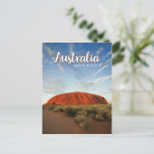 australia ayers rock briefkaart (Staand voorkant)